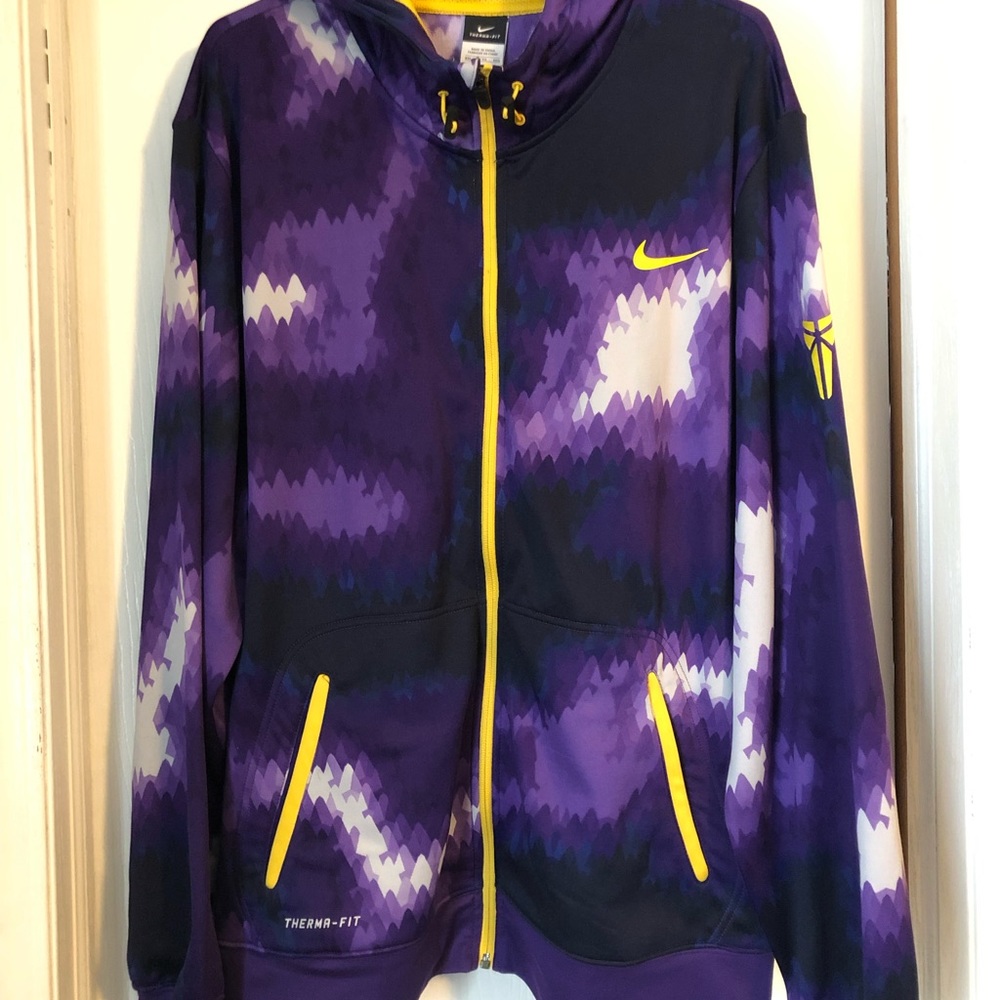 MENS purple Kobe Jacket prime mamba zip up